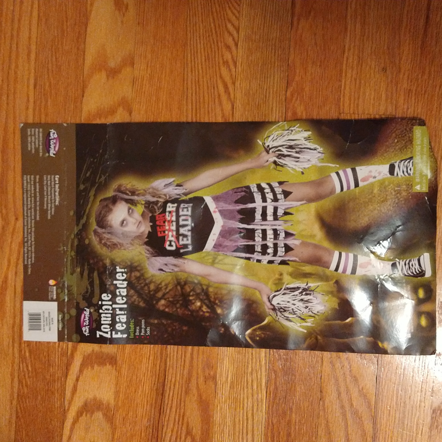 Fun World Zombie Fearleader Costume Child's L(14-16)
